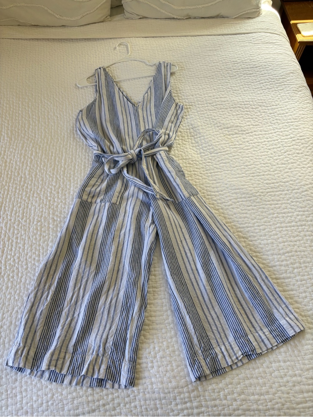 Linen Wide Leg Jumpsuit
